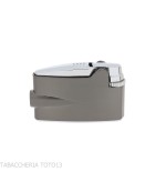 Ronson mini Varaflame V oro ligero en cromo oscuro satinado - Alumbradores