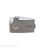 Briquet Ronson Mini Varaflame V doré sur chrome foncé satiné - Briquets - Métal