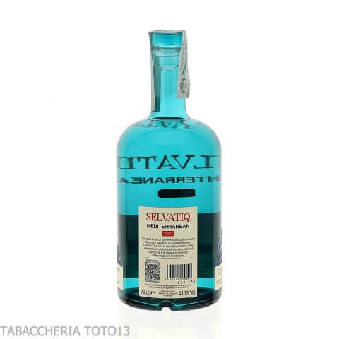Selvatiq Mediterranean Gin Vol.45,1% Cl.70-Spiritueux