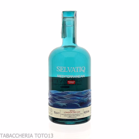 Selvatiq Mediterranean Gin Vol.45,1% Cl.70-Spiritueux