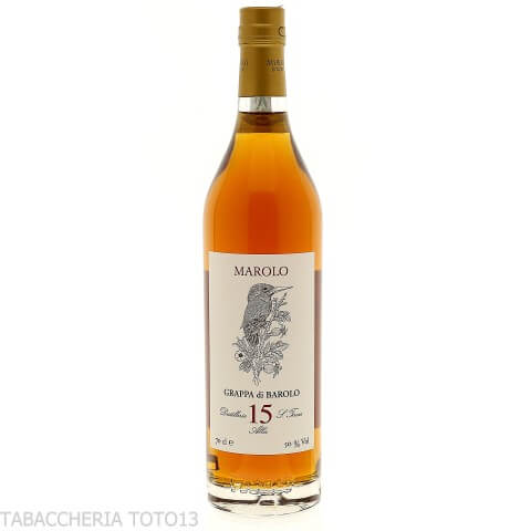 Marolo grappa di Barolo 15 Jahre gereift Vol.50% Cl,70-Grappe
