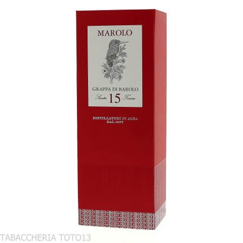 Marolo grappa di Barolo Añejada durante 15 años Vol.50% Cl,70-Grappe