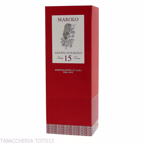 Marolo grappa di Barolo Vieillie 15 ans Vol.50% Cl,70-Grappe