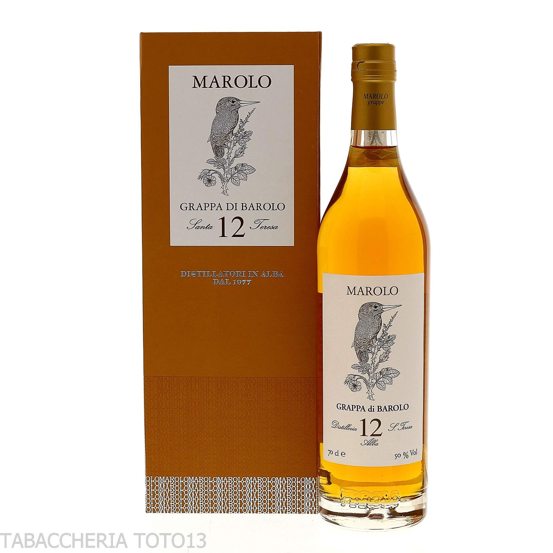 Marolo grappa di Barolo 12 anni Vol.50% Cl.70-Grappe