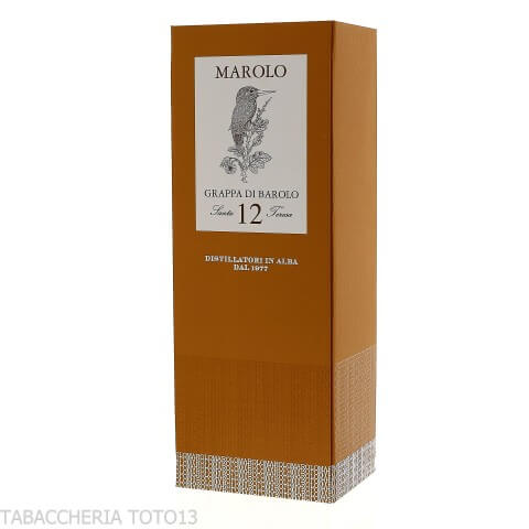 Marolo grappa di Barolo 12 Jahre gereift Vol.50% Cl,70-Grappe
