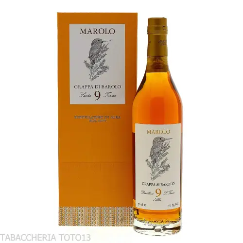 Marolo grappa di Barolo 9 Jahre gereift Vol.50% Cl,70-Grappe