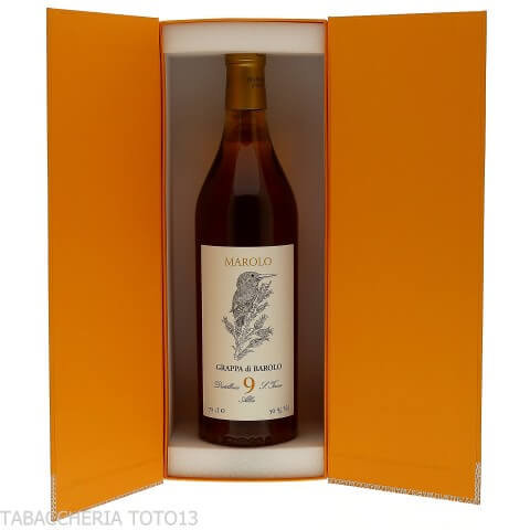 Marolo grappa di Barolo 9 Jahre gereift Vol.50% Cl,70-Grappe