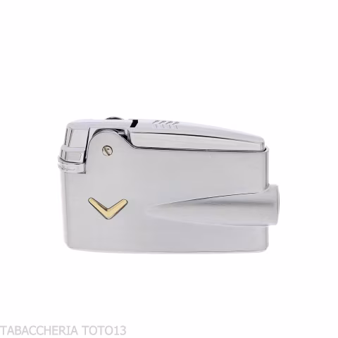 Briquet Ronson Premier Varaflame sur Chrome Satiné - Briquets - Laiton
