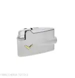 Briquet Ronson mini Varaflame V doré sur chrome satiné - Briquets