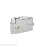 Feuerzeug Ronson mini Varaflame V gold auf satin verchromt - Feuerzeuge