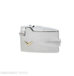 Lighter Ronson mini Varaflame V golden on satin chrome - Lighters