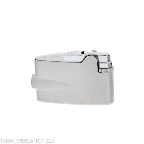 Briquet Ronson mini Varaflame V doré sur chrome satiné - Briquets