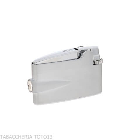 Briquet Ronson mini Varaflame V doré sur chrome satiné - Briquets