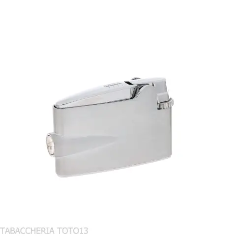 Briquet Ronson mini Varaflame V doré sur chrome satiné - Briquets