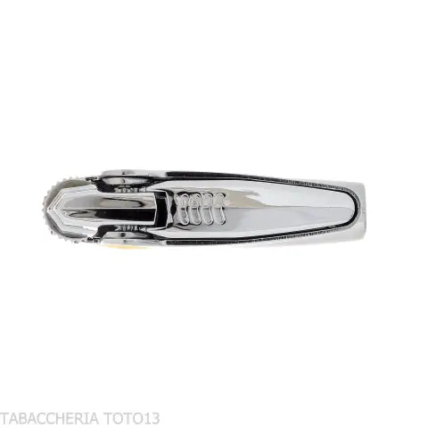 Briquet Ronson mini Varaflame V doré sur chrome satiné - Briquets