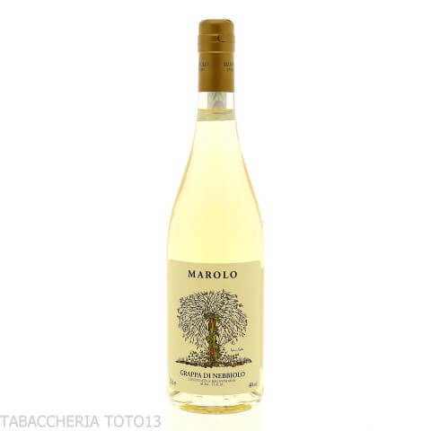Marolo Grappa Ambrée de Nebbiolo Vol.44% Cl,70-Grappe