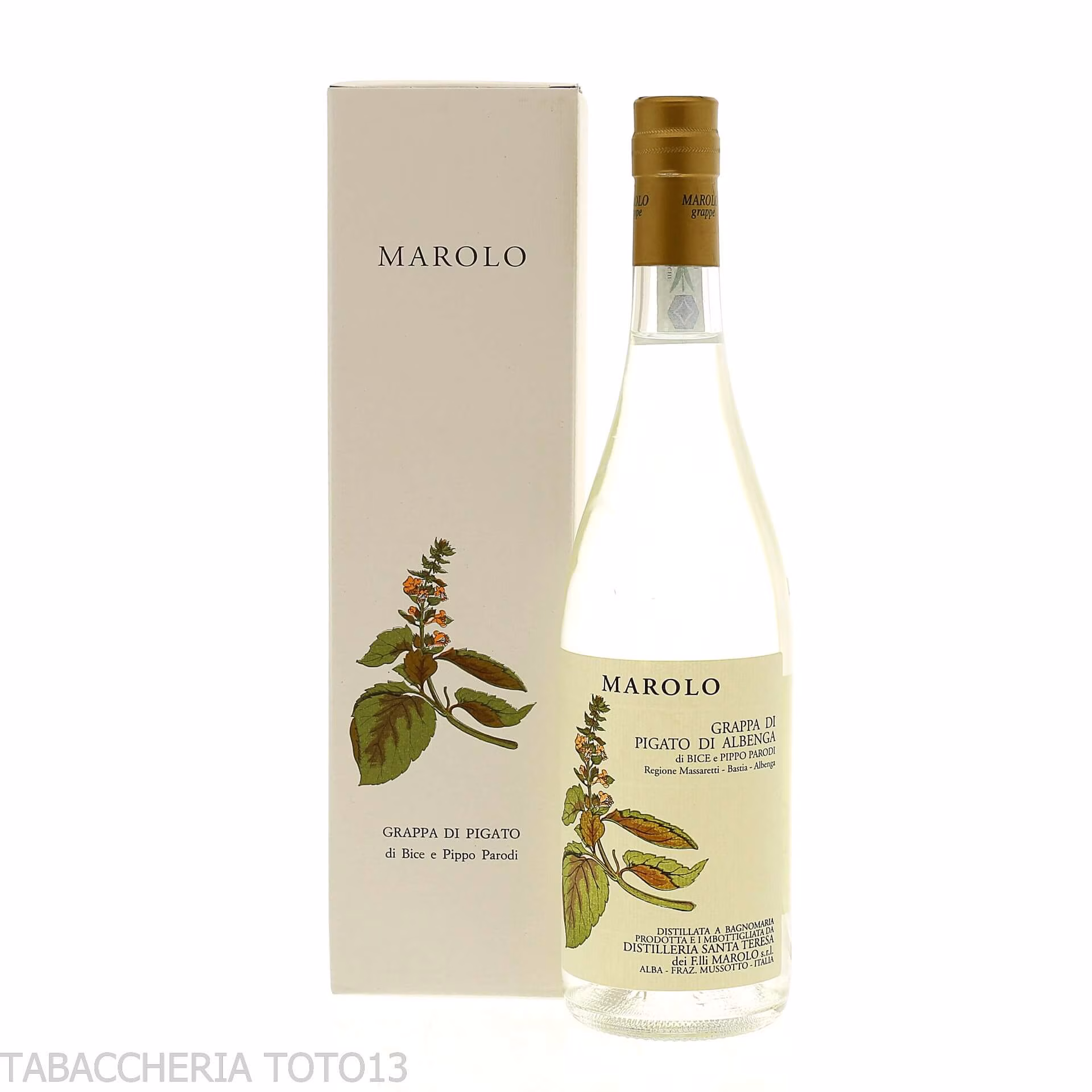 Marolo grappa di Pigato Parodi Vol.42% Cl.70-Grappe