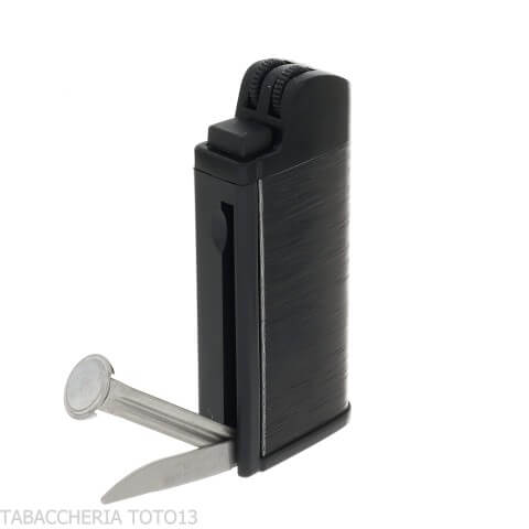 Briquet de pipe Imco avec des outils de couleur noire - Briquets - Métal