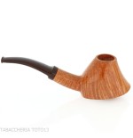 Demua Pipe à tabac en bruyère veinée naturelle et légère, de forme volcanique.-Demua