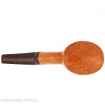 Demua Volcano-shaped tobacco pipe in light, natural, veined briar-Demua