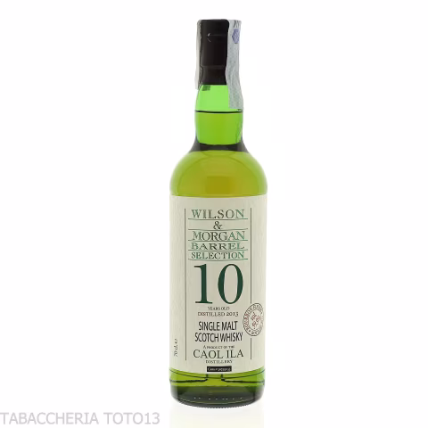 Caol Ila 10 yo Cask Strength bourbon finish Wilson & Morgan Vol.59,9% Cl.70 - Spiritueux - Malt