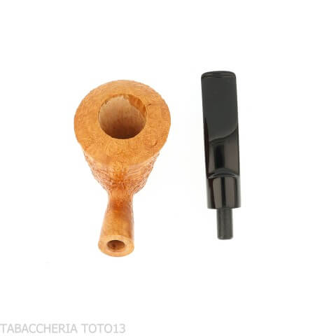Demua Pipe en bruyère sablée, forme cherrywood ou ballerine-Demua