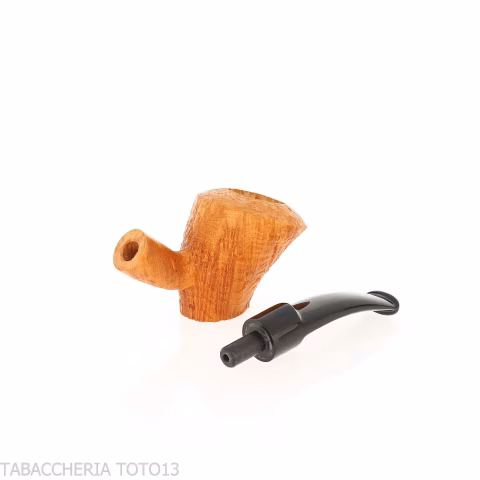 Demua pipa forma Cherrywood o Ballerina in radica sabbiata-Demua