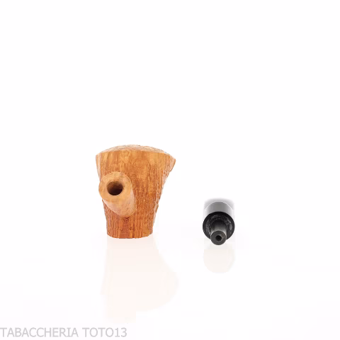 Demua pipa forma Cherrywood o Ballerina in radica sabbiata-Demua