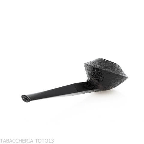 Demua Pipe Bulldog Cutty en bruyère noire sablée-Demua