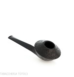 Demua Pipe Bulldog Cutty en bruyère noire sablée-Demua