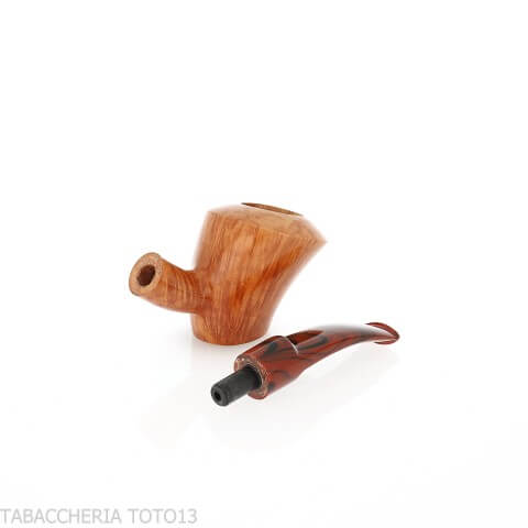 Demua Pipa con forma de Cherrywood - bailarina en brezo natural veteado-Demua