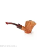 Demua pipa Cherrywood or Ballerina-shaped pipe in natural, veined briar-Demua