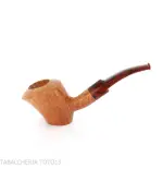 Demua pipa Cherrywood or Ballerina-shaped pipe in natural, veined briar-Demua