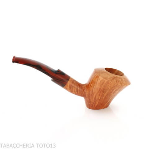 Demua Pipa con forma de Cherrywood - bailarina en brezo natural veteado-Demua