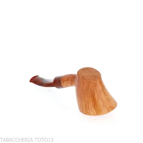 Demua pipa Cherrywood or Ballerina-shaped pipe in natural, veined briar-Demua