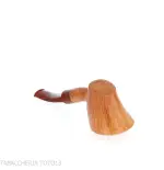 Demua pipa Cherrywood or Ballerina-shaped pipe in natural, veined briar-Demua