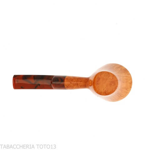 Demua Pipe en bruyère naturelle veinée, forme ballerine ou cherrywood-Demua