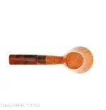 Demua pipa Cherrywood or Ballerina-shaped pipe in natural, veined briar-Demua