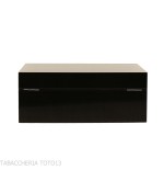Gentili Befeuchtungsbox für 40 Zigarren, glänzend schwarze Oberfläche - Zubehör Cigar