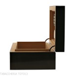 Gentili humidified box for 40 cigars, glossy black finish - Accessories Cigar