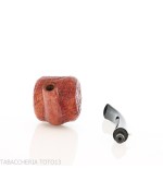The duck, tobacco pipe with a cylindrical shape in sandblasted briar-L'Anatra