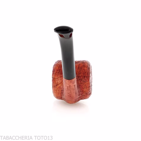 Le canard, pipe à tabac de forme cylindrique en bruyère sablée - L'Anatra - Racine naturelle