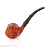 Le canard, pipe à tabac de forme cylindrique en bruyère sablée - L'Anatra - Racine naturelle