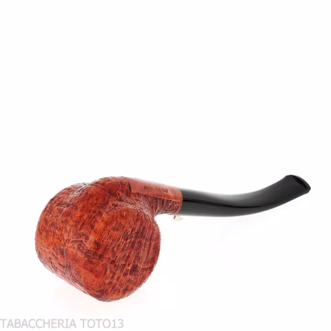 The duck, tobacco pipe with a cylindrical shape in sandblasted briar-L'Anatra