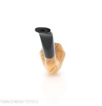 Aldo Velani Pipe courbée de Rhodésie en bois d'olivier-Aldo Velani