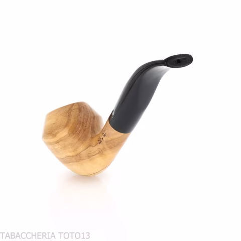 Aldo Velani Pipe courbée de Rhodésie en bois d'olivier-Aldo Velani