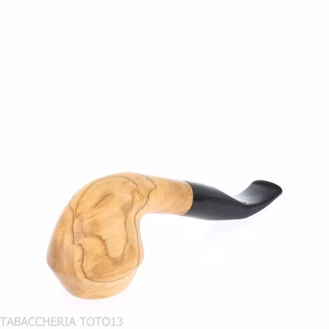 Aldo Velani Pipe courbée de Rhodésie en bois d'olivier-Aldo Velani