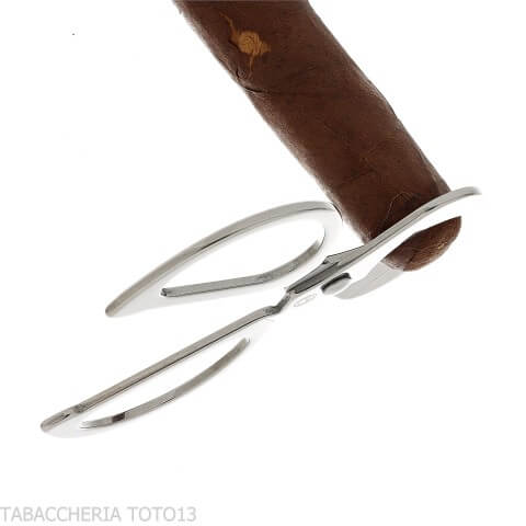 Ciseaux à cigares bilama petit acier poli poche - Accessoires Cigare