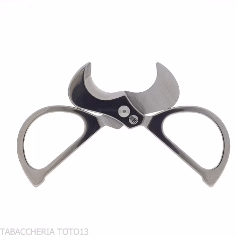 Forbice per sigari bilama piccola acciaio lucido tascabile - Accessori Per Sigari