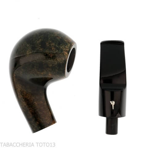 Pipe Mastro Geppetto Bent Apple, bruyère polie - Pipe Pour le Tabac - Racine naturelle